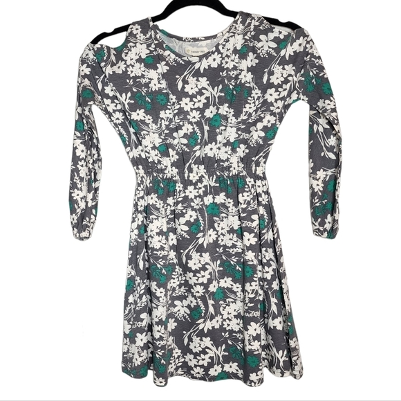 Tucker + Tate Stretch Floral Cold-Shoulder dress. - Picture 1 of 10